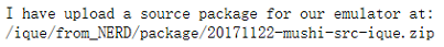 I have upload a source package for our emulator at: /ique/from_NERD/package/20171122-mushi-src-ique.zip