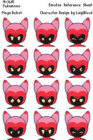 Yakumono Reference Sheet (Emotes)